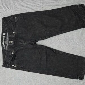 Guess Black Denim Capris